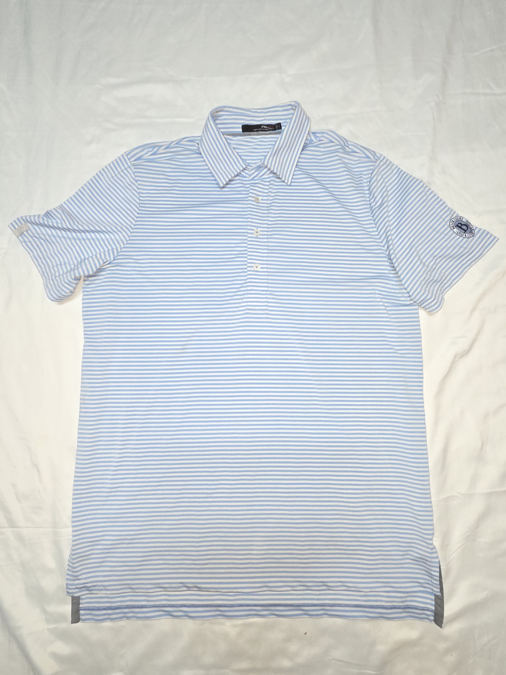Ralph Lauren X Light Blue & White Striped Polo
